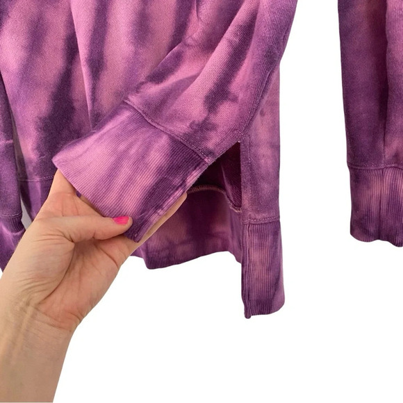 Handmade Fur Mama Tie Dye Sweatshirt Pullover Women Small Pink Purple Reflective - Picture 10 of 15